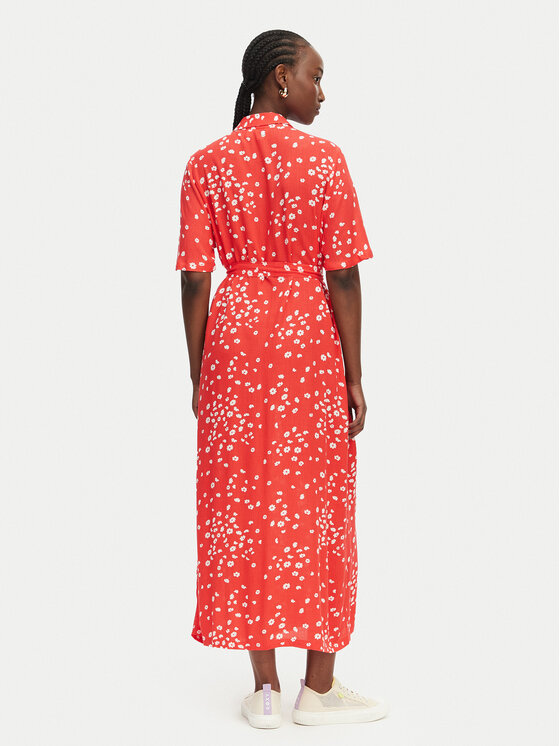 Roxy Roxy Сукня-сорочка Island Escape ERJWD03865 Червоний Regular Fit