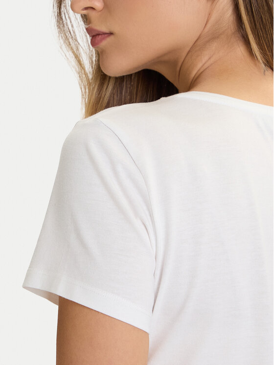 Morgan Morgan T-shirt 252-DMIO Bijela Slim Fit