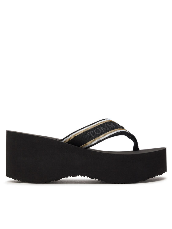 Tommy Hilfiger Tommy Hilfiger Σαγιονάρες Im Platform Beach Sandal FW0FW08236 Μαύρο