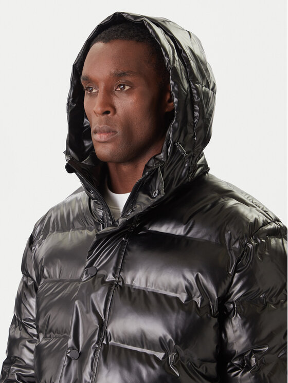 KARL LAGERFELD KARL LAGERFELD Télikabát 505036 554595 Fekete Regular Fit