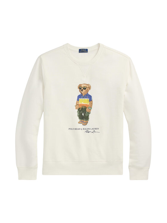 Polo Ralph Lauren Polo Ralph Lauren Mikina 710973146001 Biela Regular Fit