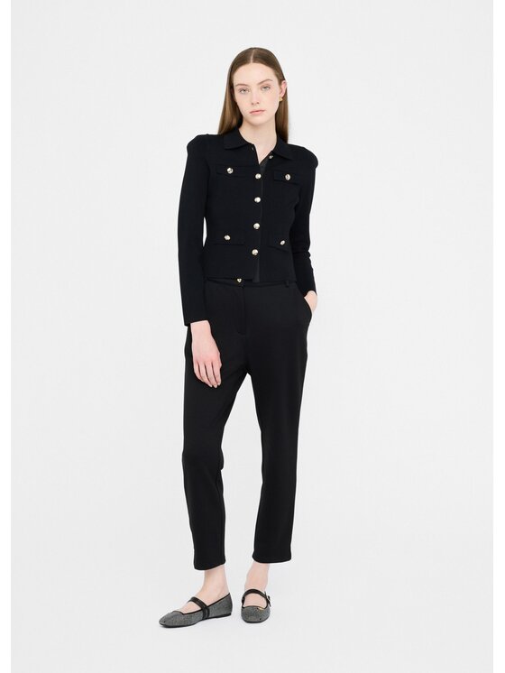 Liu Jo Liu Jo Kurtka damska CF5152MS55N22222 Czarny Slim Fit