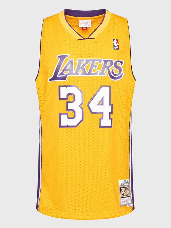 Mitchell & Ness Mitchell & Ness Smanicato SMJYGS18179 Giallo Regular Fit