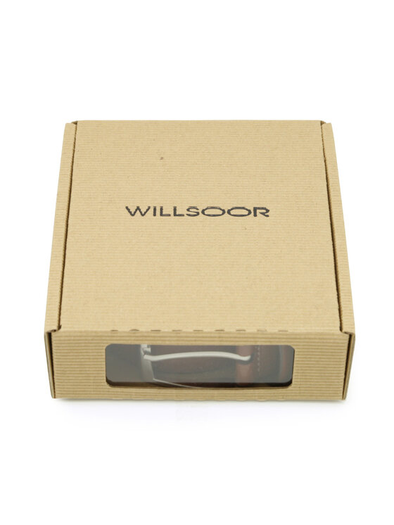 Willsoor Willsoor Pasek Męski 14251 Brązowy