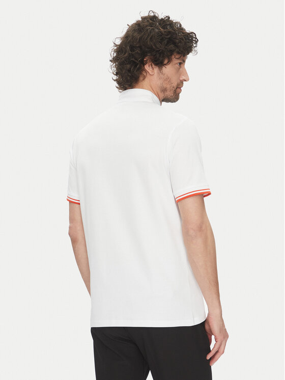 KARL LAGERFELD KARL LAGERFELD Polo marškinėliai 745022 552232 Balta Regular Fit