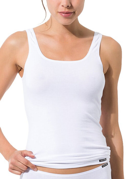 Skiny Skiny Komplet 2 t-shirtów 81147 Biały Slim Fit