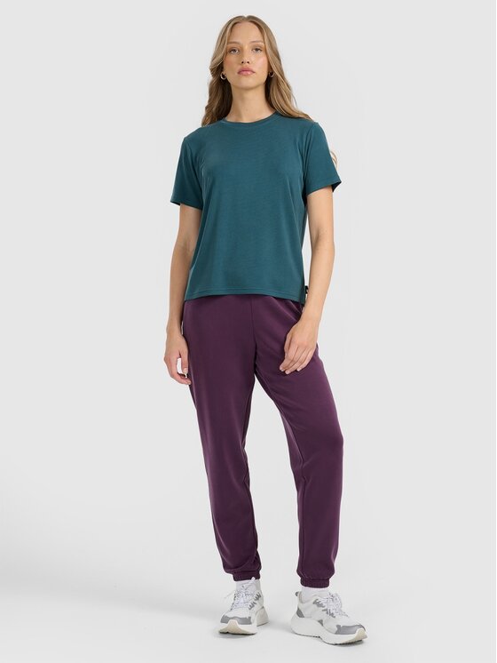 4F 4F T-shirt 4FRAW25TTSHF3282-46S Verde Regular Fit