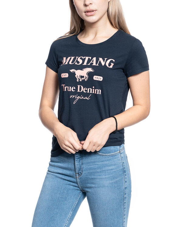 Mustang Mustang T-shirt ALINA C PRINT Blu Regular Fit