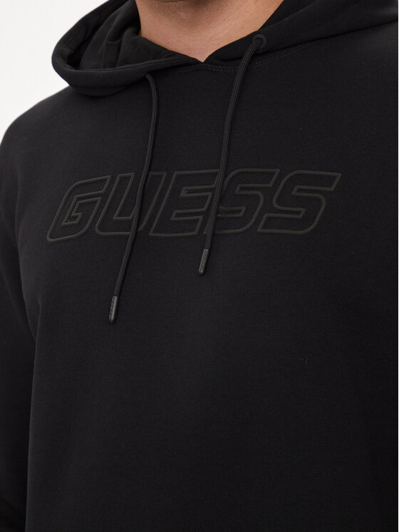 Guess Guess Bluza Aldwin Z4YQ12 KAIJ1 Czarny Regular Fit