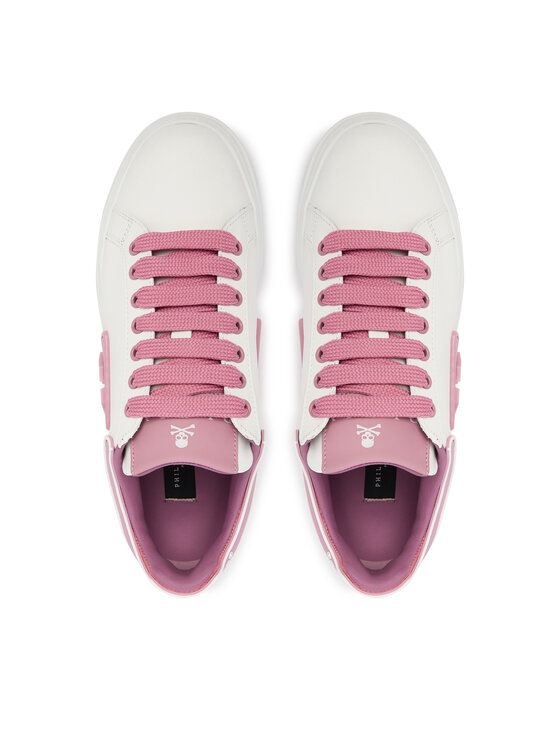 PHILIPP PLEIN PHILIPP PLEIN Sneakersy SAFS USC0904 PLE005N Bílá