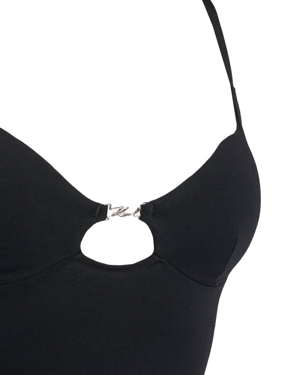 KARL LAGERFELD KARL LAGERFELD Боди B1W47049 Черен Slim Fit
