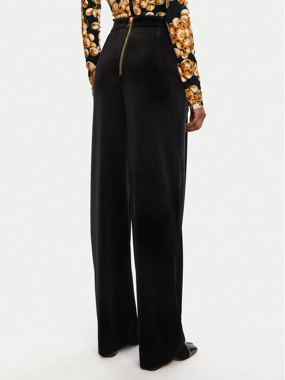 Balmain Balmain Szövet nadrág DF0PQ312JG50 Fekete Regular Fit