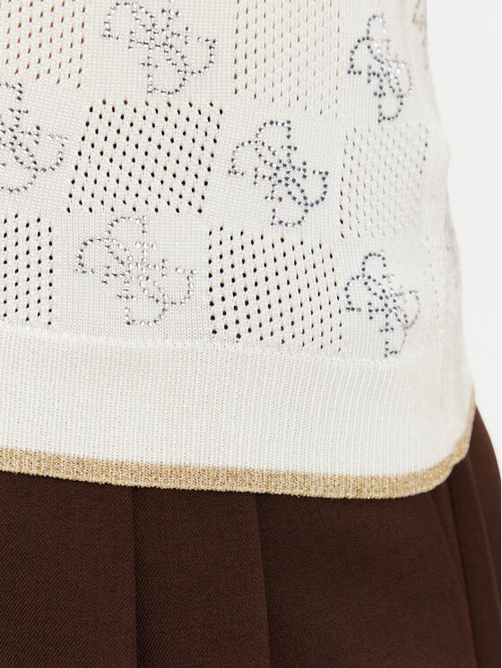 Guess Guess Maglione W5GR20 Z3D60 Écru Regular Fit