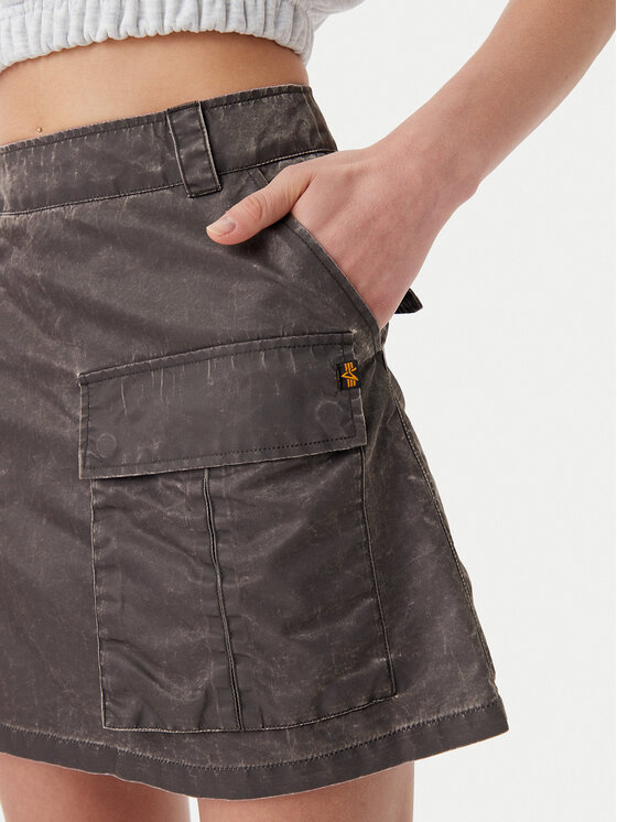 Alpha Industries Alpha Industries Φούστα mini Vintage 156052 Γκρι Regular Fit