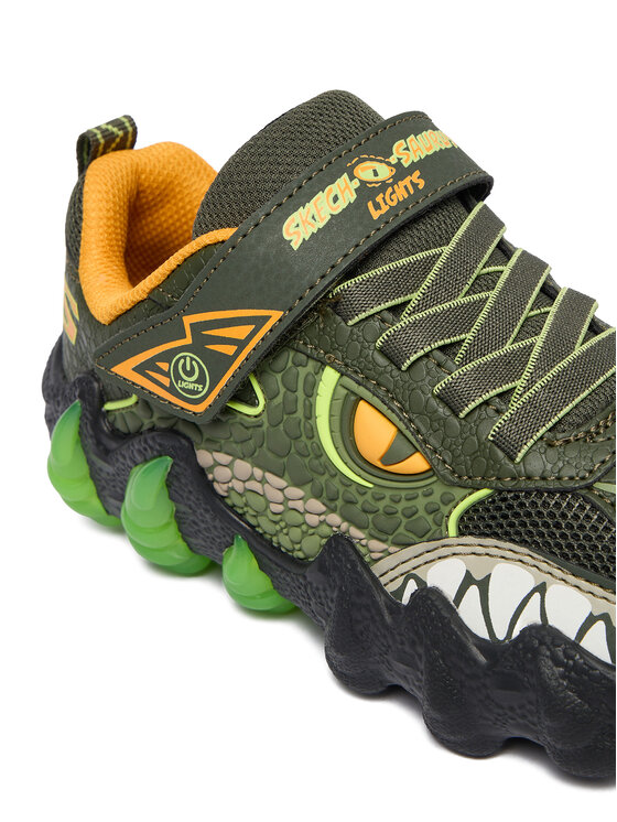 Skechers Skechers Laisvalaikio batai Skech-O-Saurus Lights 2.0 400121L OLV Chaki