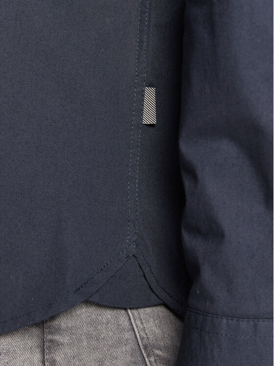 Solid Solid Сорочка 21103247 Cиній Slim Fit