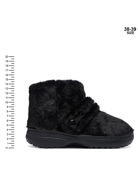 Crocs Crocs Pantofole Classic Unfurgettable Boot 211743 Nero