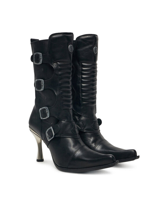 NEW ROCK NEW ROCK Bokacsizma M-9373N-C1 Fekete