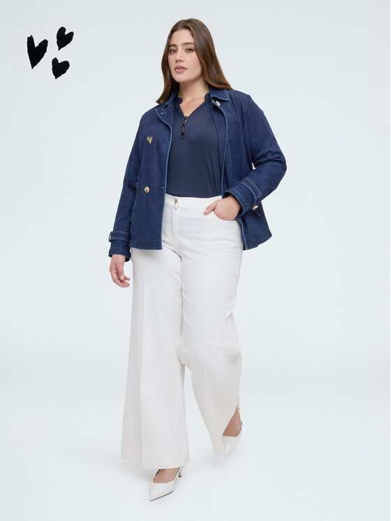 Fiorella Rubino Fiorella Rubino Pantaloni di tessuto P709T005162N011 Bianco Regular Fit