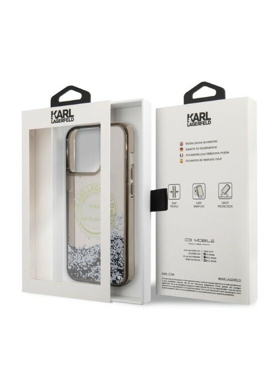 KARL LAGERFELD KARL LAGERFELD Etui na telefon iPhone 14 Pro Max Czarny