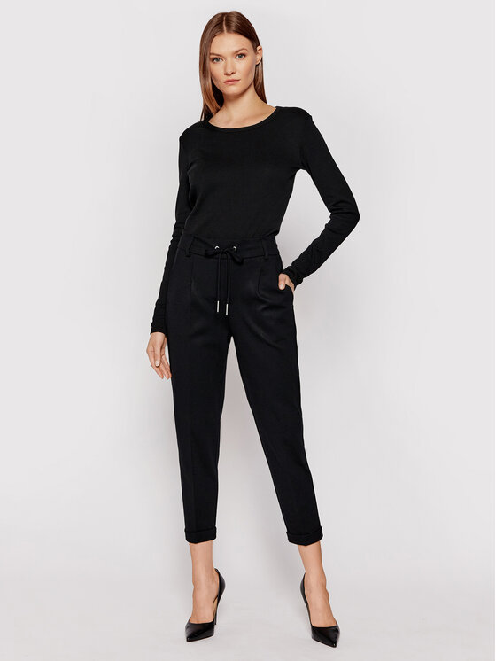 United Colors Of Benetton United Colors Of Benetton Bluzka 3GA2E16F9 Czarny Regular Fit