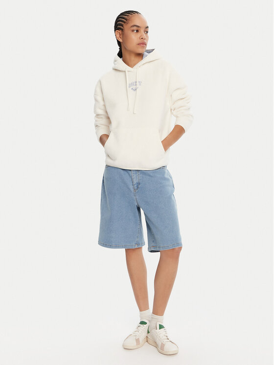 Roxy Roxy Felpa di pile Cool Calling ERJPF03221 Bianco Regular Fit