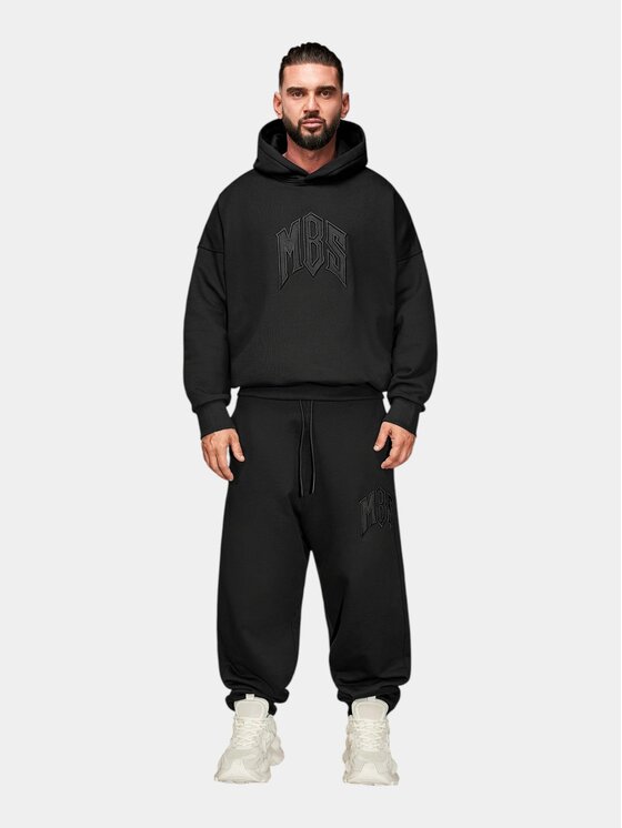 MADE BY SOCIETY MADE BY SOCIETY Spodnie materiałowe MBS Pants - P17585 Czarny Basic Fit
