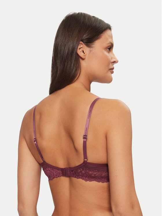 Calvin Klein Underwear Calvin Klein Underwear Бюстгальтер з підкладкою 000QF7577E Бордовий