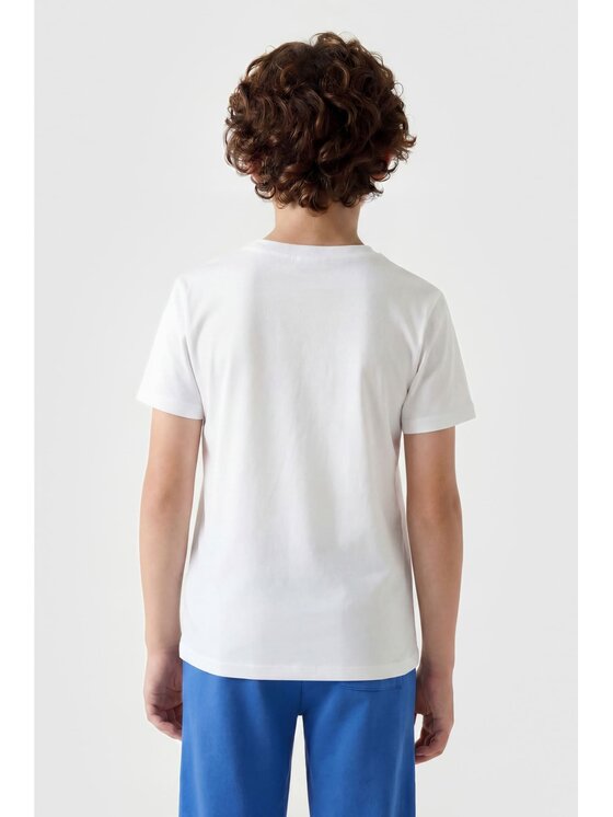 Guess Kids Guess Kids T-Shirt 183037 Biały Classic Fit