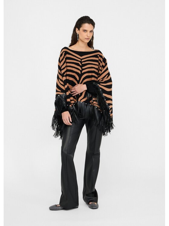 Liu Jo Liu Jo Poncho 2F5053M030009Z83 Beige Regular Fit