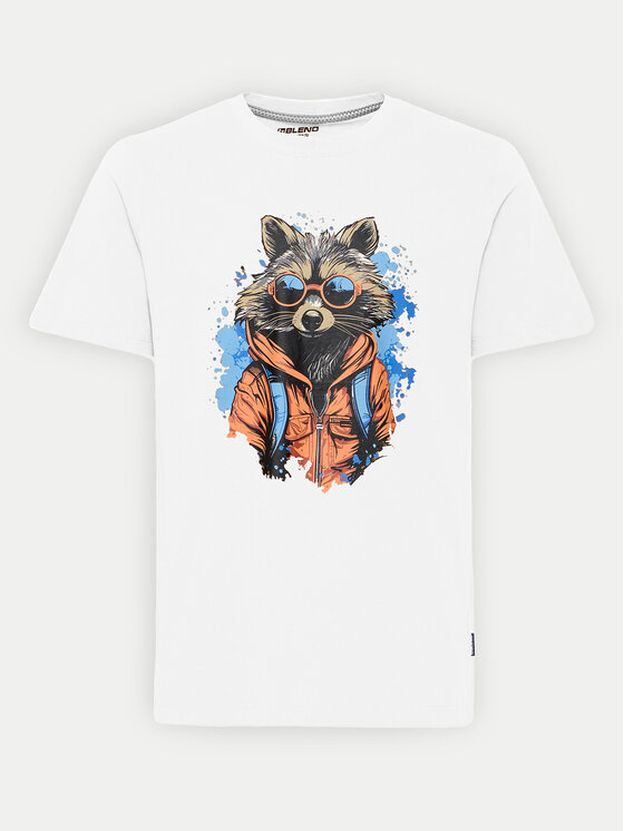 Blend Blend T-Shirt 20717754 Biały Regular Fit