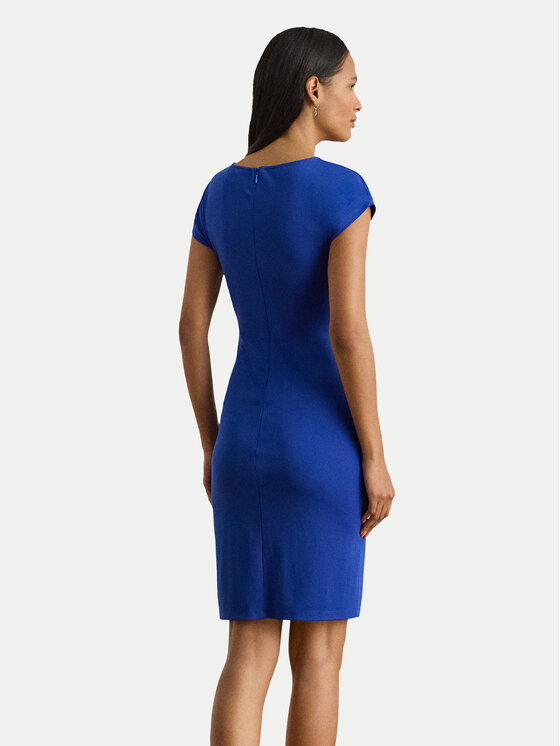 LAUREN RALPH LAUREN LAUREN RALPH LAUREN Коктейлна рокля 200P03763002 Син Slim Fit