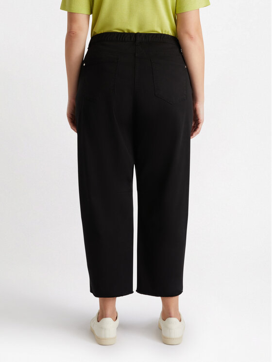 Fiorella Rubino Fiorella Rubino Pantaloni di tessuto P562T004745N033 Nero Regular Fit