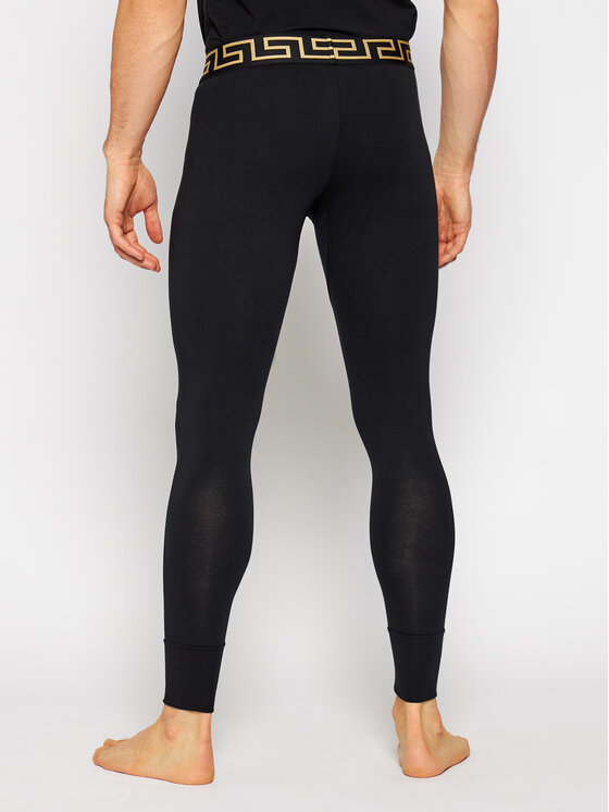 Versace Versace Hosszú alsónemű Long John Intimo AU100023 Fekete Slim Fit