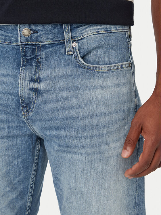 Guess Guess Teksad Angels M6YAN2 D1480 Sinine Slim Fit