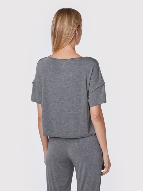 Etam Etam Μπλούζα πιτζάμας Alva 6534313 Γκρι Relaxed Fit