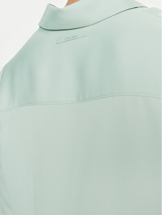 Calvin Klein Calvin Klein Košulja K20K206777 Zelena Relaxed Fit