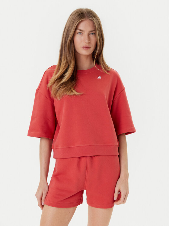 K-Way K-Way Felpa Gwen K7127ZW Rosso Comfort Fit