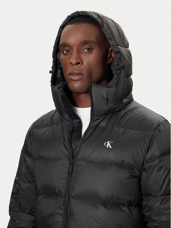 Calvin Klein Jeans Calvin Klein Jeans Pūkinė striukė LV04RC518G Juoda Regular Fit