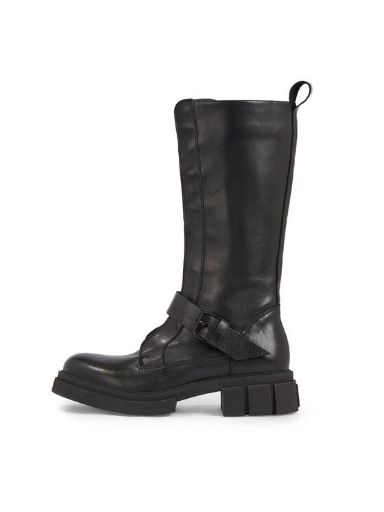 Tommy Hilfiger Tommy Hilfiger Μπότες Cool Monochromatic Bikerboot FW0FW07338 Μαύρο