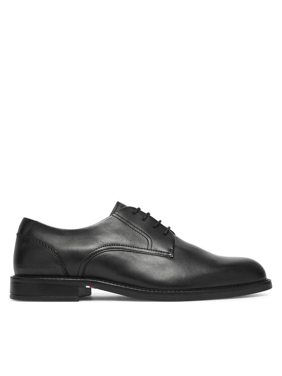 Tommy Hilfiger Tommy Hilfiger Оксфордки Corporate Dressy Lth FM0FM06023 Черен