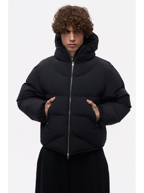 2005 2005 Kurtka puchowa Puffer Czarny Oversize