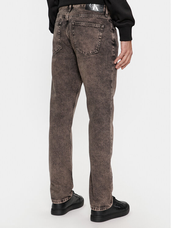 Calvin Klein Jeans Calvin Klein Jeans Дънки Authentic J30J324293 Кафяв Straight Fit