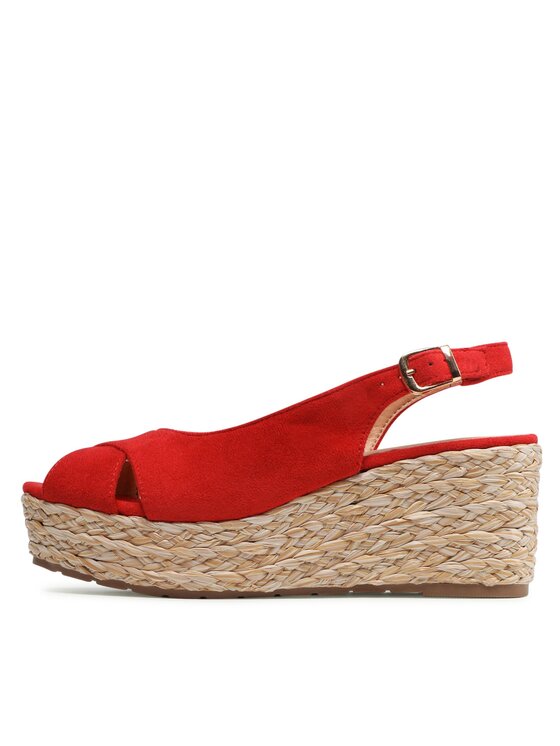 Jenny Fairy Jenny Fairy Espadrile TS5249-01 Rdeča