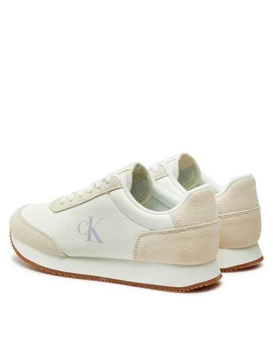 Calvin Klein Jeans Calvin Klein Jeans Tenisice Runner Laceup Low Mix Mg YW0YW01798 Bijela