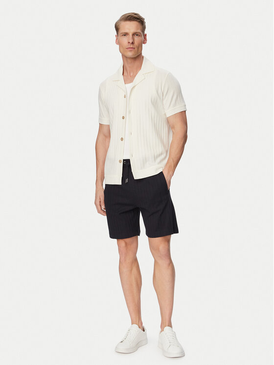 JOOP! JOOP! Шорти от плат Juanito 30104273 Тъмносин Regular Fit