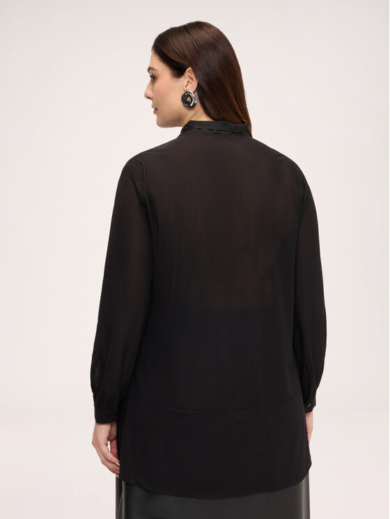 Fiorella Rubino Fiorella Rubino Blusa 2031L000693N033 Nero Flared Fit
