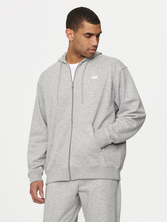 New Balance Bluză Essentials MJ41501 Gri Regular Fit