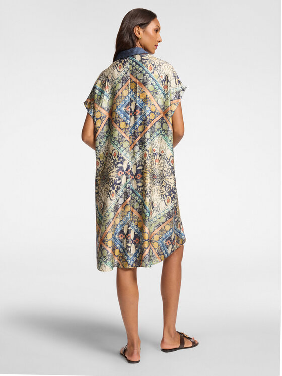 Elena Mirò Elena Mirò Vestito da giorno 7004E000322N002 Blu Regular Fit