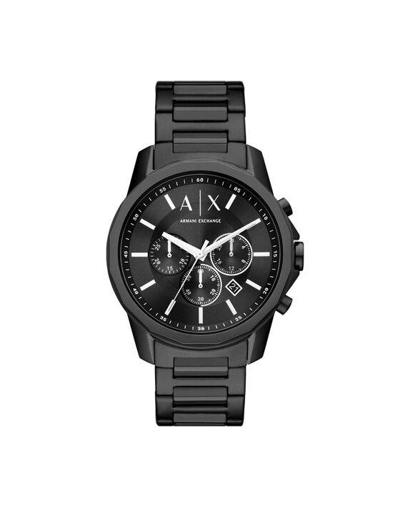 Armani Exchange Pulkstenis Banks AX1722 Melns